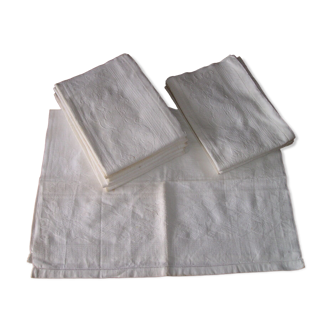 Set of 12 embroidered napkins