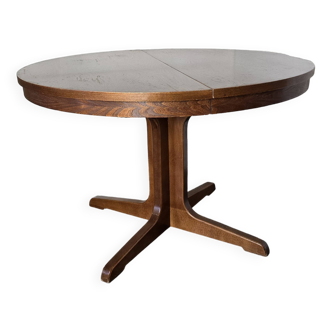 Table ronde extensible vintage des années 60