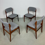 Danish mid-century palisander dining chair model 49 by erik buch for o.d. mobler, 1960s