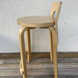 Alvar Aalto high stool for Artek