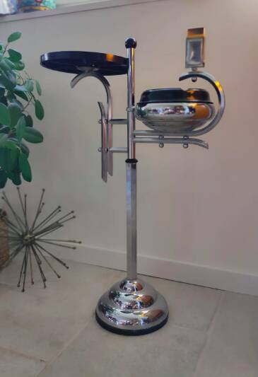 Art Deco smoker's side table from the 1930s.