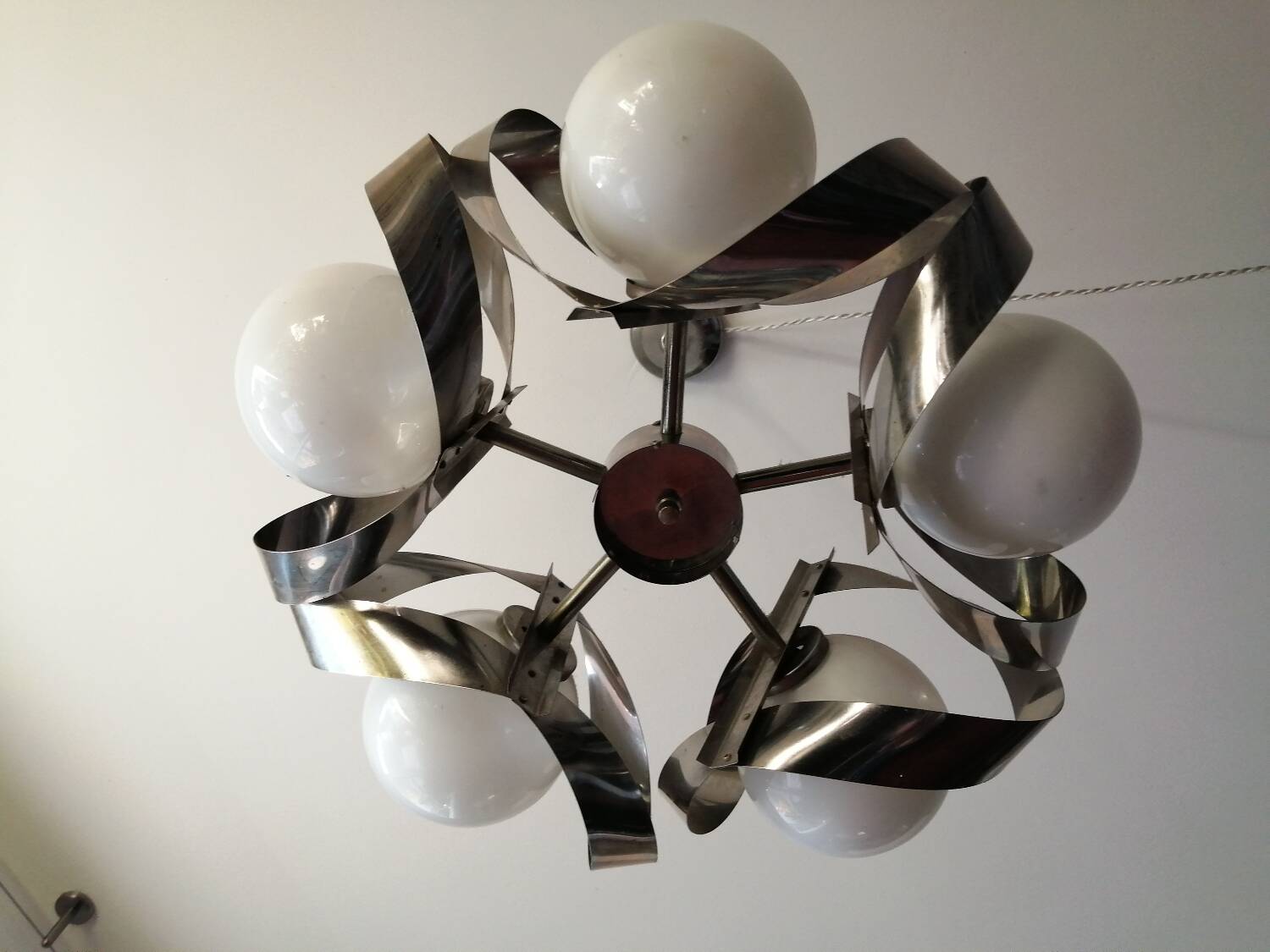 Vintage metal chandelier