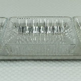 Plateau Günter Kupetz WMF Cromargan en verre et plastique