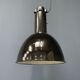 Large black enamel Bauhaus hanging lamp