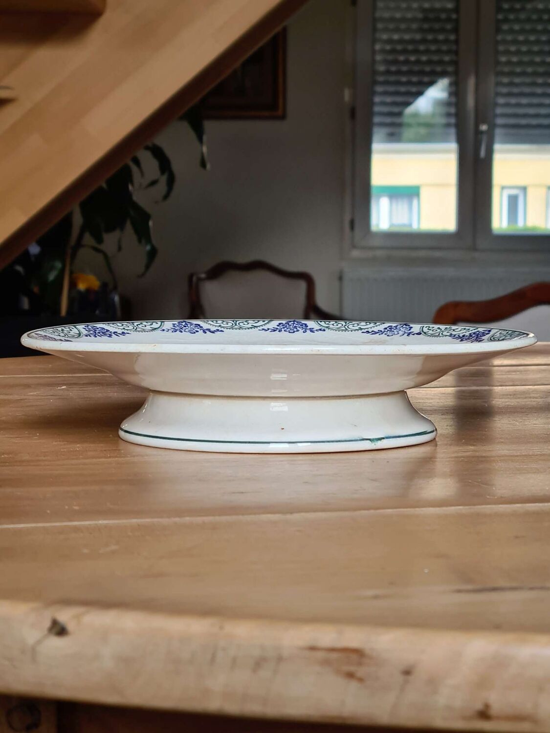 Piedouche plate Terre de fer