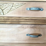 Art Deco dresser and chest of drawers.