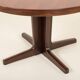 Danish Rosewood pedestal extension table attr. to Gudme Mobelfabrik, 1970s