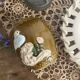 Vase en barbotine oiseaux Japon