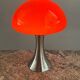 Lampe champignon vintage en opaline et métal