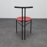 Ensemble de 4 chaises de salle à manger postmodernes, années 1980
