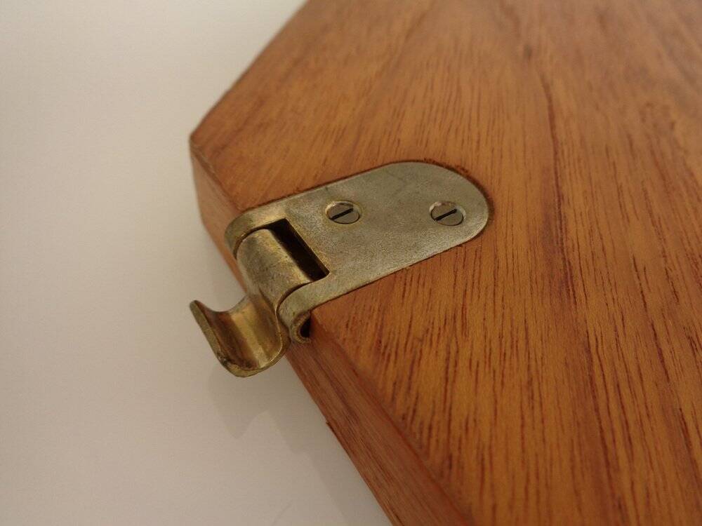 Swedish Teak Corner Shelf by Kajsa and Nils Nisse Strinning for String, 1950s