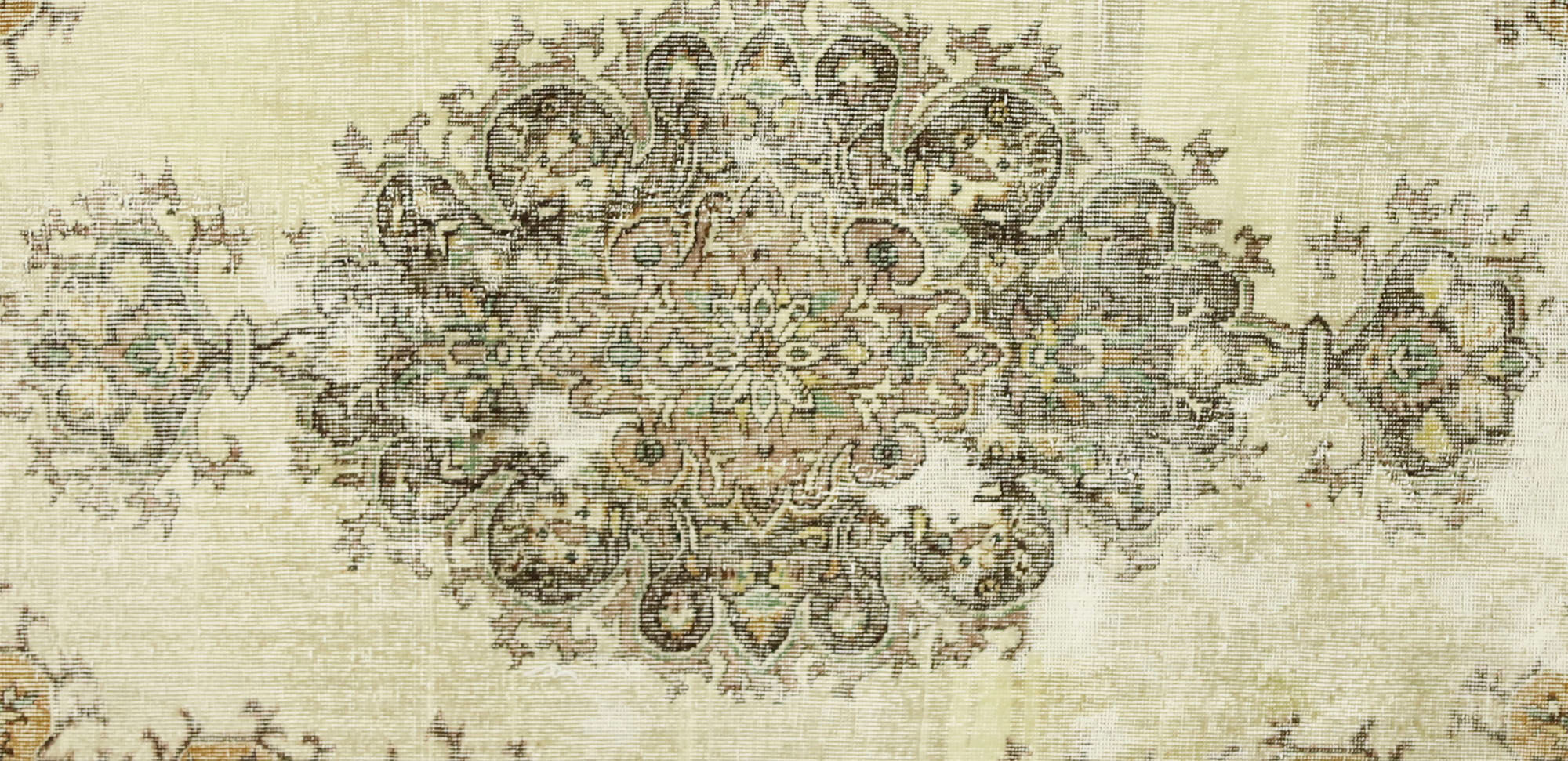 Anatolian handmade vintage rug 262 cm x 180 cm