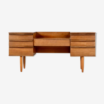 Midcentury Avalon Console Table / Dresser In Teak. Vintage / Modern / Retro / Scandinavian / Danish