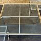 Coffee table chrome & brass 2 nesting tables