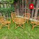 Vintage rattan lounge