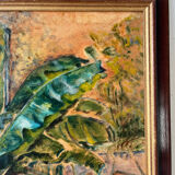 Banana trees on Rue du Havre, signed, 1988