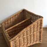 Old bakery basket, woven wicker basket