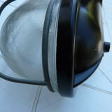 Wall lamp porthole lamp bakelite and glass with grid