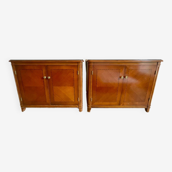 Pair of Louis XVI style sideboards from the 20th century