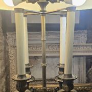 Lampe bouillotte en bronze de style empire, début XXe