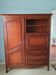 Cherry wood secretary wardrobe