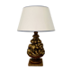 Wooden Hollywood Regency Table Lamp