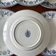 Set of 6 antique flat plates Moulin des Loups model Cardère |