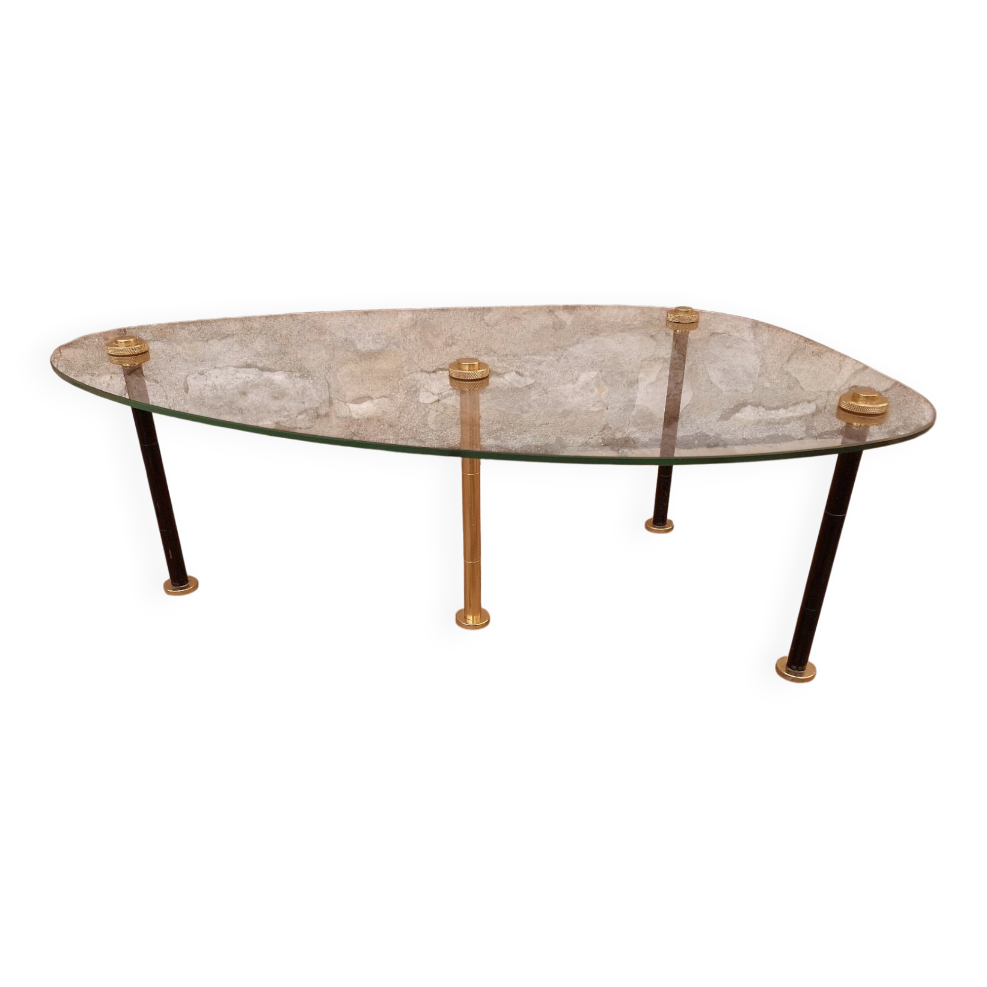 Bean-shaped coffee table side table