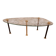 Bean-shaped coffee table side table