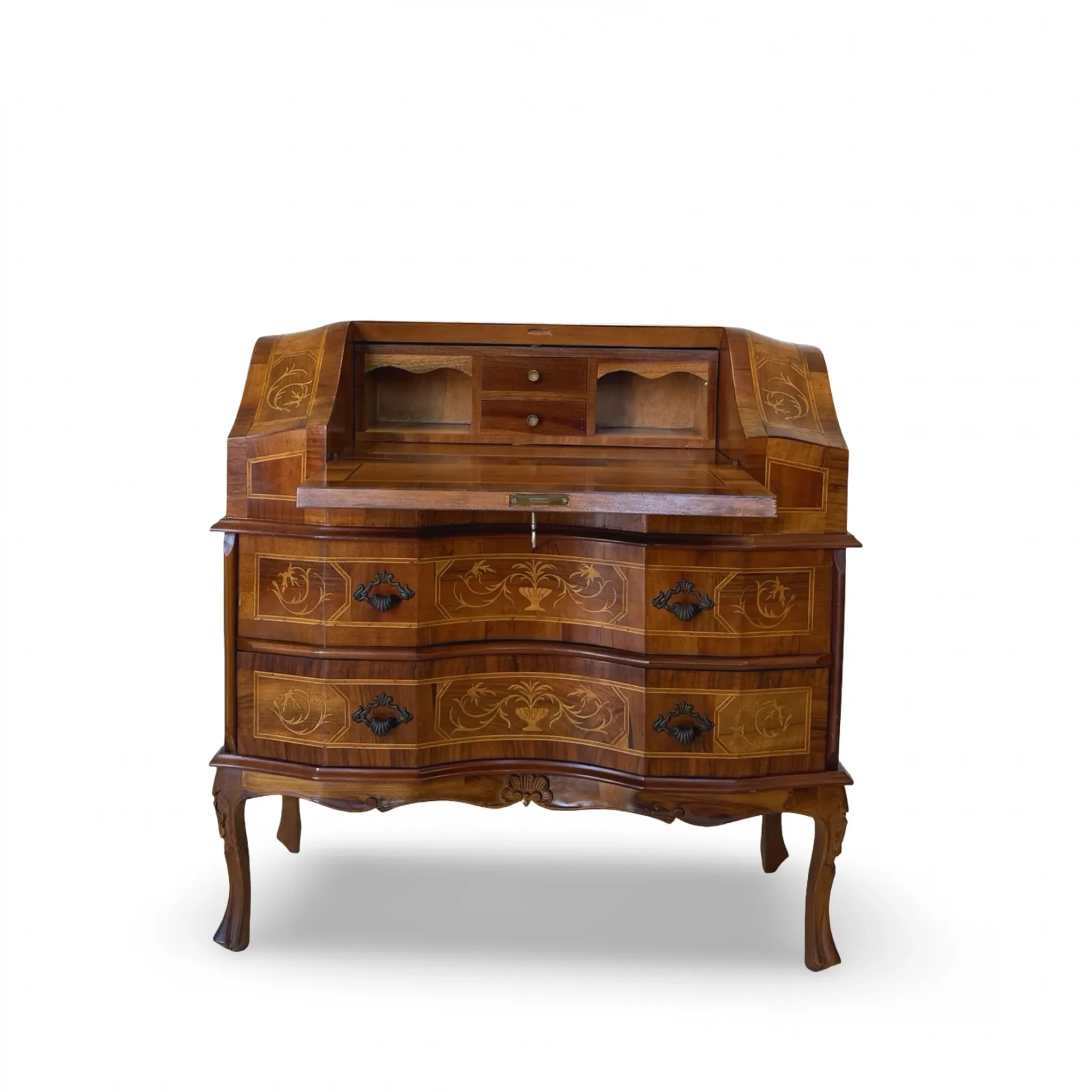 Venetian wood bureau/secretaire made in Italy in th