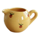 Vintage yellow ceramic milk jug