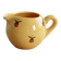 Vintage yellow ceramic milk jug