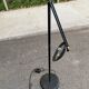 Italian vintage black & brass floor lamp — Articulated with Relco dimmer 19