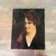 Charles Henri Gaston Dagnac-Riviere Impressionist Portrait Oil on Canvas