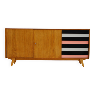 1960s Jiri Jiroutek Oak Sideboard, Czechoslovakia