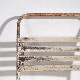 Antique white outdoor chairs (circa 1920). Set of 4