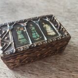 Gilded wooden box