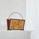 Jacques Liozu Magazine rack with silk screen printing 1950