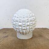 Vintage White Porcelain Wall Light, 1970s