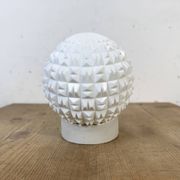 Applique murale en porcelaine blanche vintage, années 1970