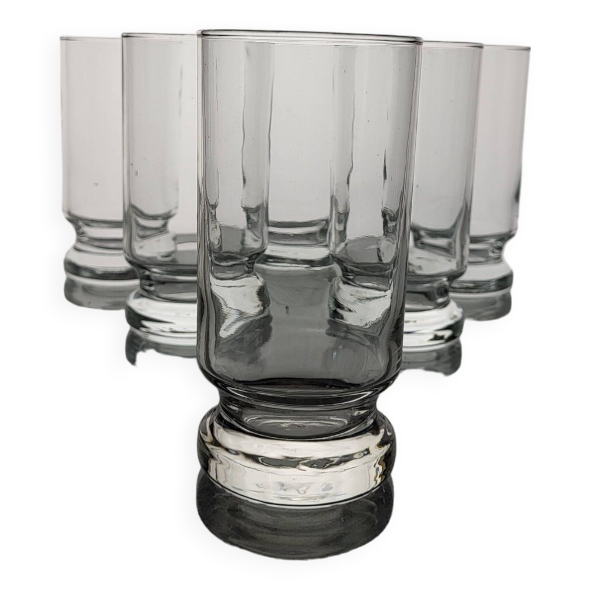 6 Water glasses from the 70s