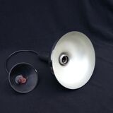 Chrome space age pendant lamp