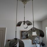 Stainless steel flower cascade suspension, 1970