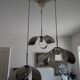 Stainless steel flower cascade suspension, 1970