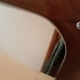 Mirror on smoked plexi frame - 40x40cm