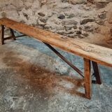 Banc Ancien Rustique en Bois | Style Ferme & Campagne