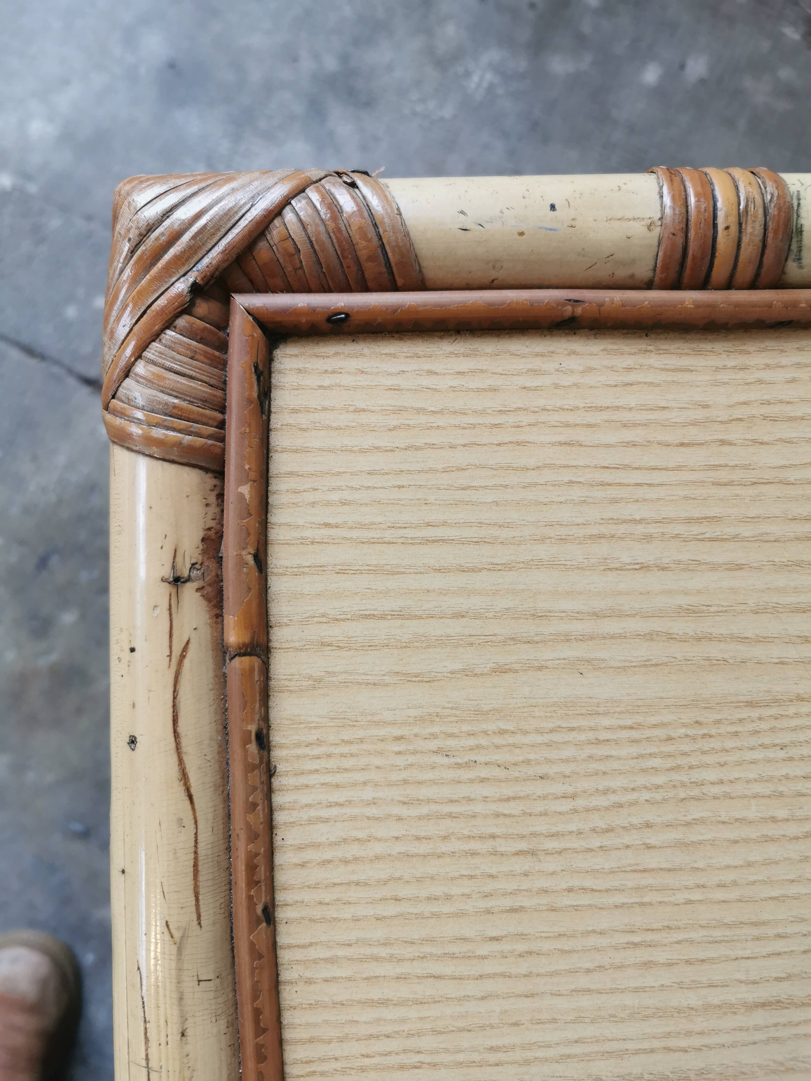 Rattan coffee table