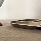 5-bowl chrome aperitif tray, 1970s design