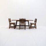 Dining Set by Guillerme & Chambron for “Votre Maison”