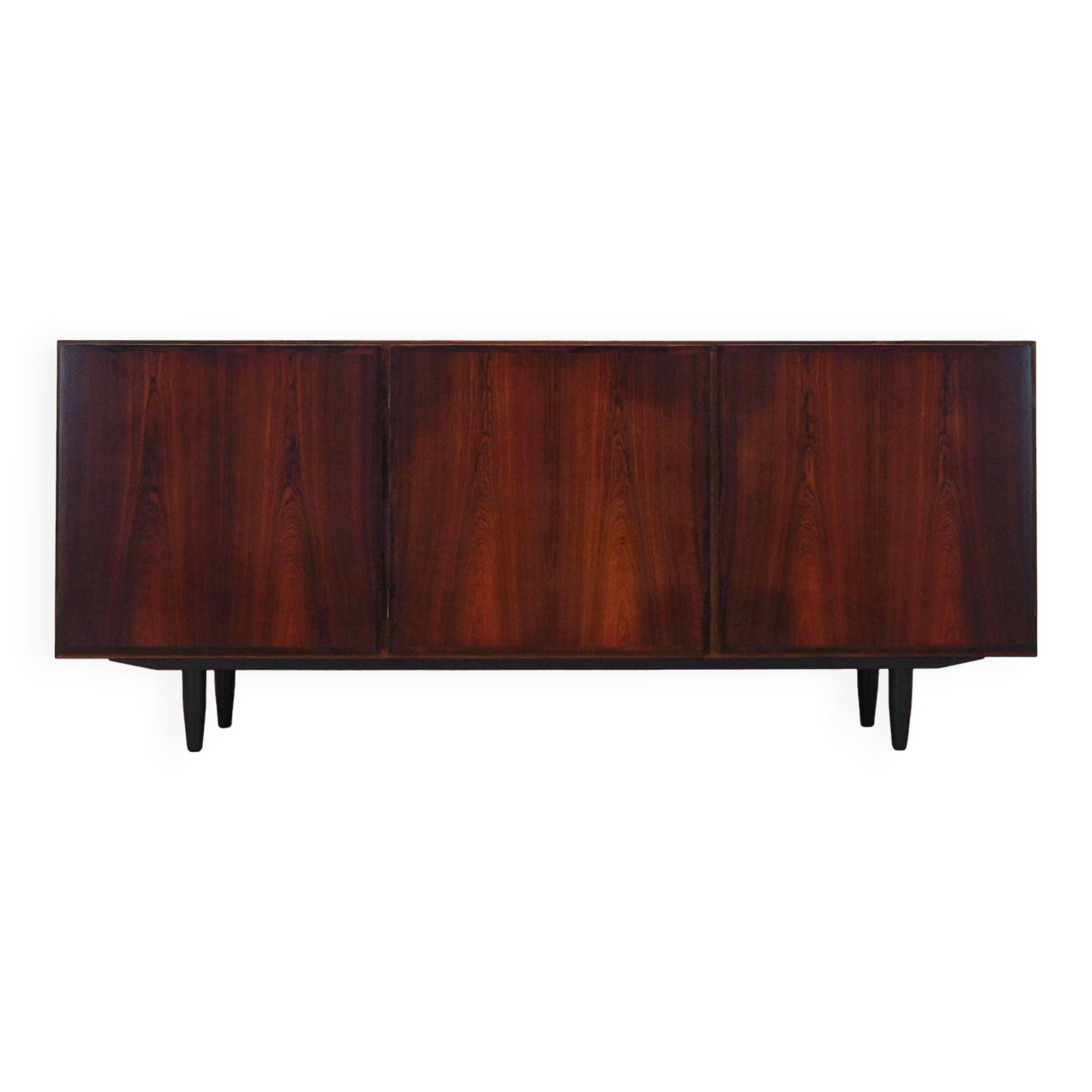 Buffet en palissandre, design danois, années 1970, fabricant : Omann Jun
